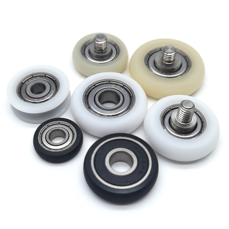 What are the types of sliding door wheels?