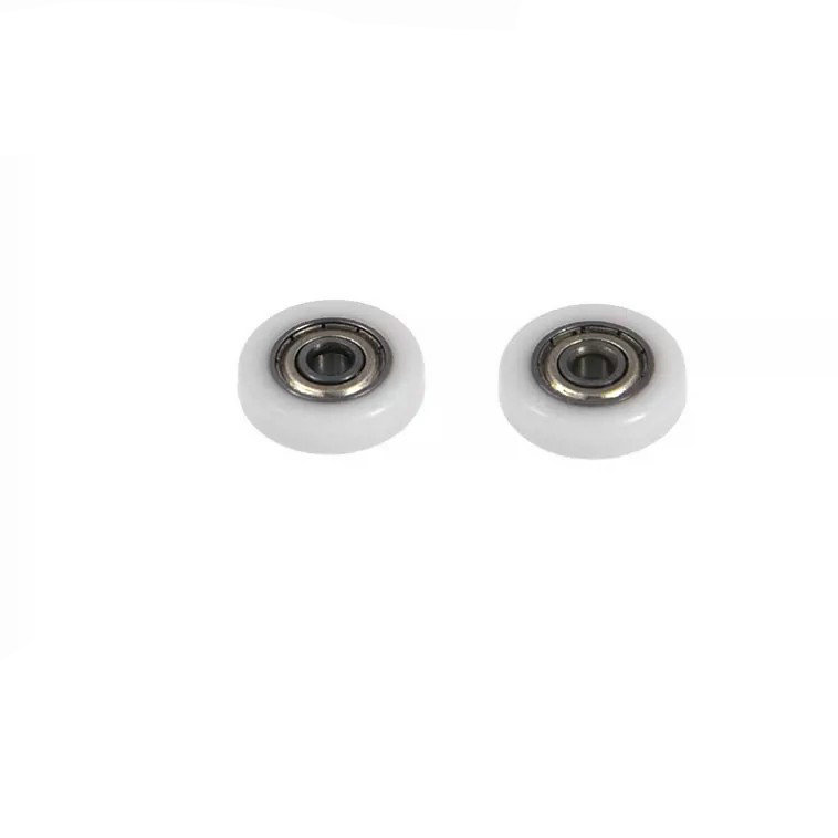 Load 3KG BS68414-8 4x14x8mm ID 4MM OD 14MM Thickness 8MM POM/NYLON/POK sliding door roller pulleys