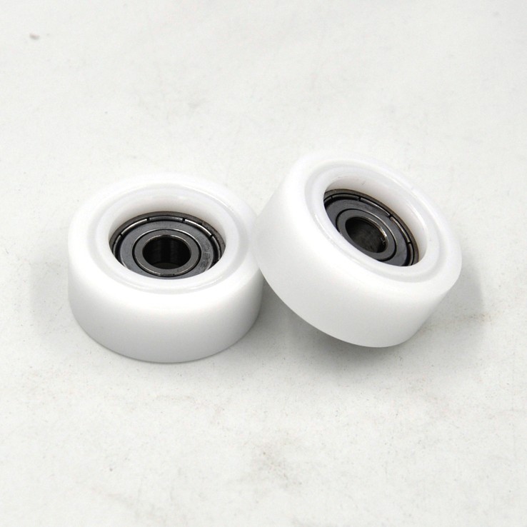Load 25KG BS60848-14 8x48x14mm ID 8MM OD 48MM Thickness 14MM POM/NYLON/POK roller pulley wheels