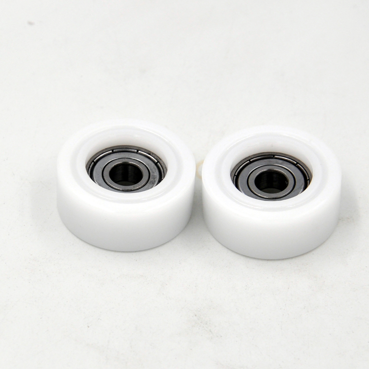 Load 25KG BS60848-14 8x48x14mm ID 8MM OD 48MM Thickness 14MM POM/NYLON/POK roller pulley wheels