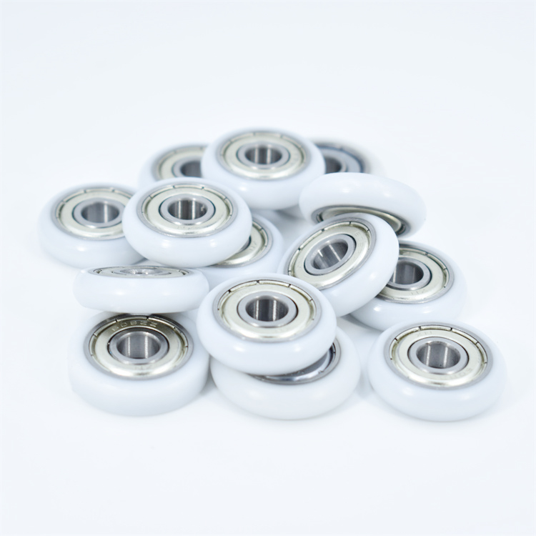 BSR60828-7 8x28x7mm China factory customized roller bearings for belt slide wheel coated plastic seal bearing 608 626 ZZ