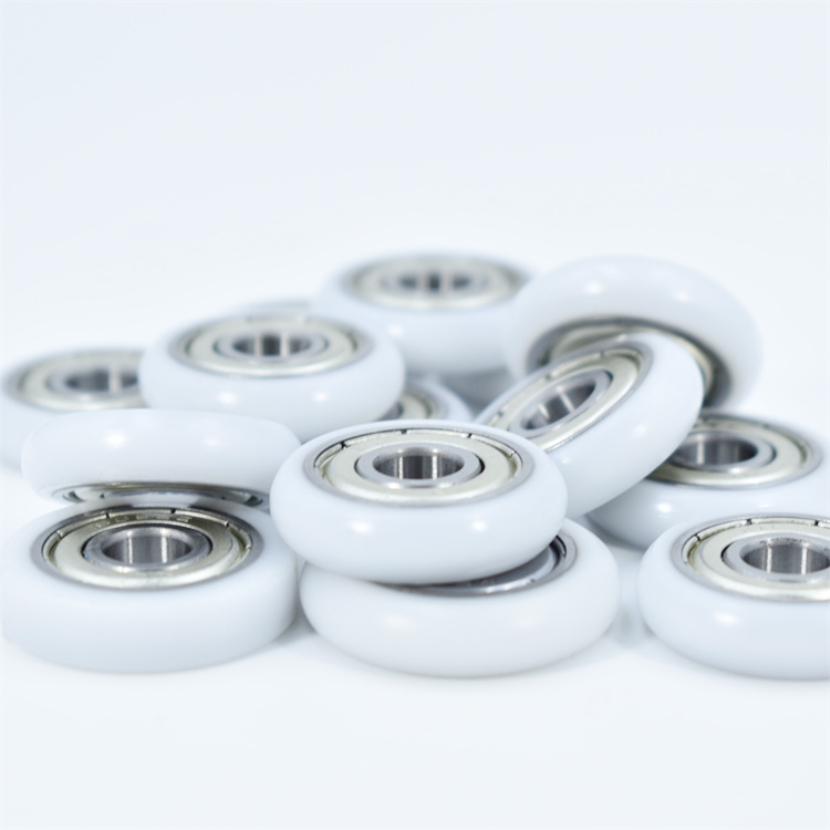 BSR60828-7 8x28x7mm China factory customized roller bearings for belt slide wheel coated plastic seal bearing 608 626 ZZ