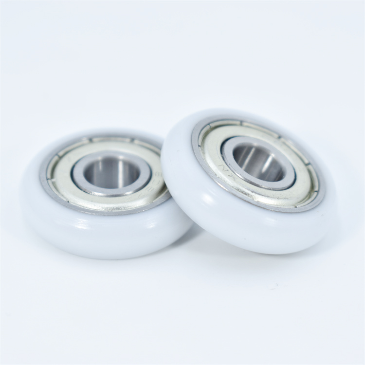 BSR60828-7 8x28x7mm China factory customized roller bearings for belt slide wheel coated plastic seal bearing 608 626 ZZ