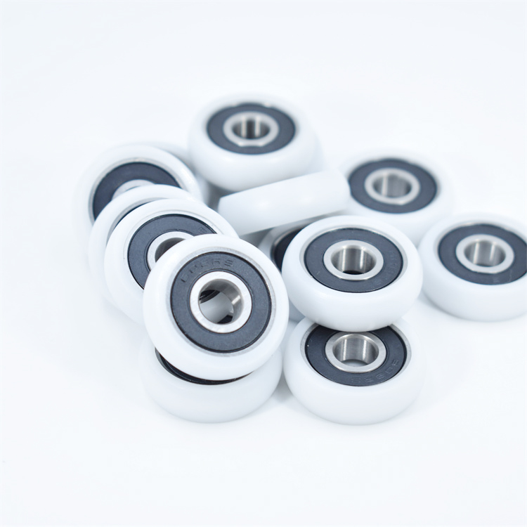 BSR60828-8 8x28x8mm No noise PA POK POM Nylon PU Plastic Coated Bearing for Rowing Seat Wheel 626 627 628 ZZ 2RS