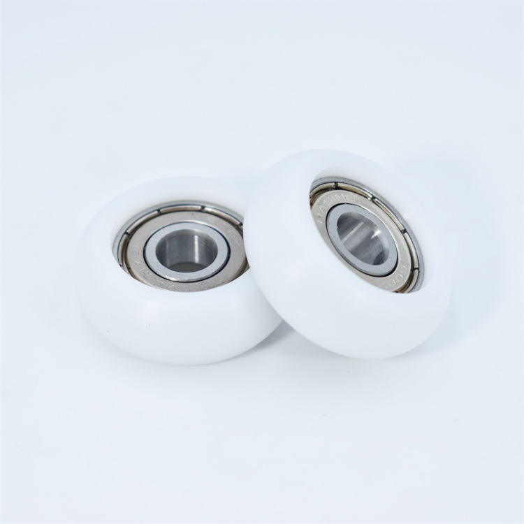 BSR60830-20 8x30x20mm Nylon Plastic Pom Idler Pulleys Round U H V Groove Pulley Bearing Wheel Roller