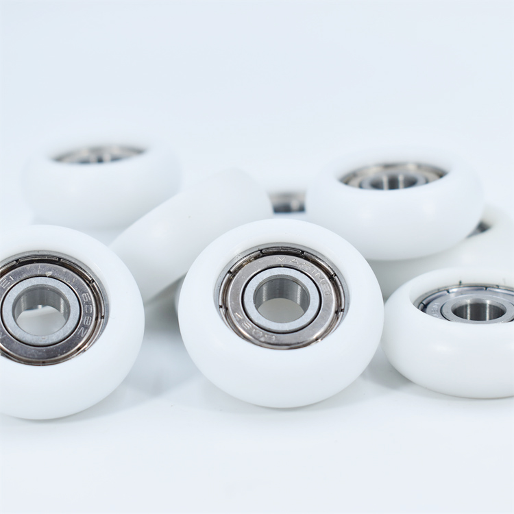 BSR60830-20 8x30x20mm Nylon Plastic Pom Idler Pulleys Round U H V Groove Pulley Bearing Wheel Roller