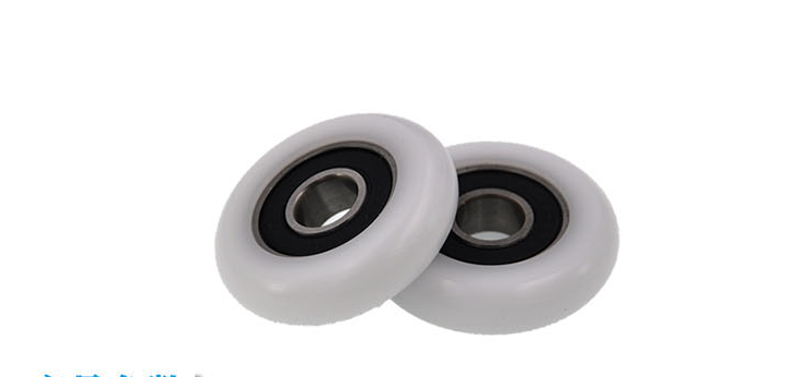 BSR620040-11 10x40x11mm Round Flat Plastic Nylon POM Roller Wheel With Bearing for Sliding Door