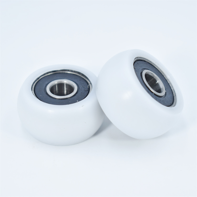 BSTR600052-19 10x52x19mm Custom Small Ball Bearing POK PA POM Nylon Plastic Pulley Roller Wheel Bearing.jpg