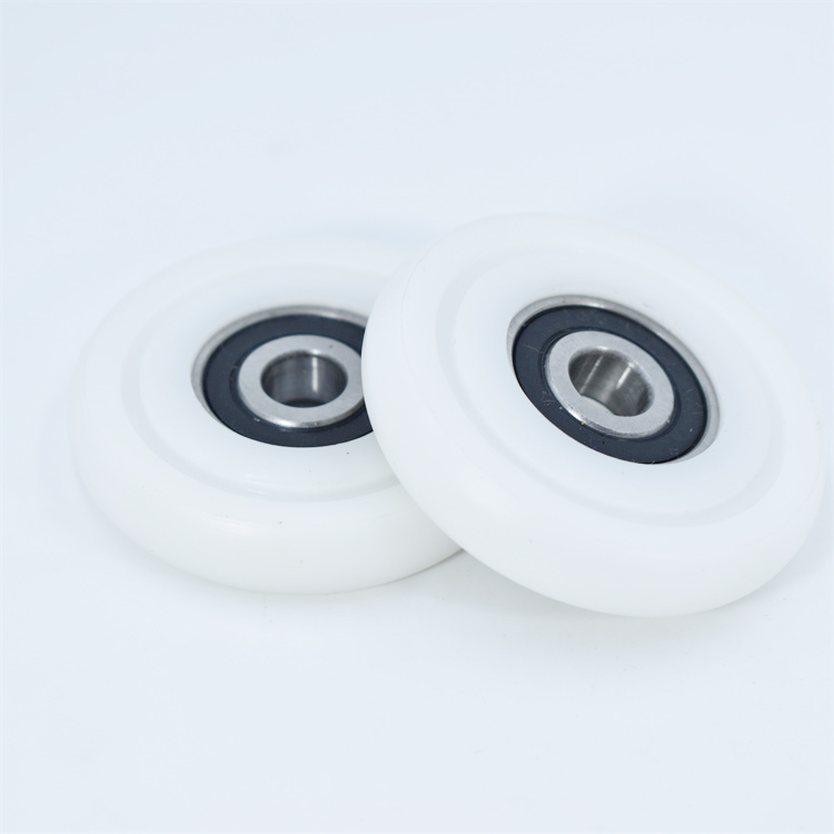 BSR620060-12 10x45x12mm Customized Plastic Roller Pulley Wheel POM Nylon Rollers With Bearings.jpg