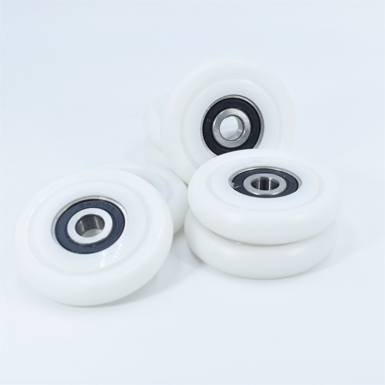 BSR620060-12 10x45x12mm Customized Plastic Roller Pulley Wheel POM Nylon Rollers With Bearings.jpg