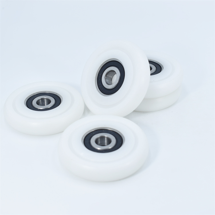 BSR620060-12 10x45x12mm Customized Plastic Roller Pulley Wheel POM Nylon Rollers With Bearings.jpg