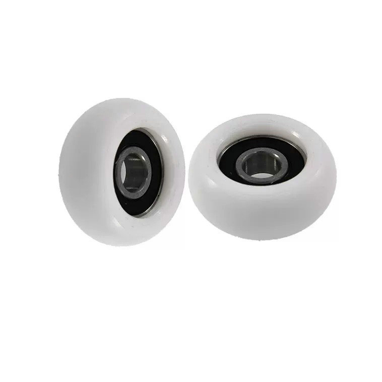 BSR620150-20 12x50x20mm High Quality Low Noise PA66 POM Nylon Plastic Coated Shower Door Roller Bearings.jpg
