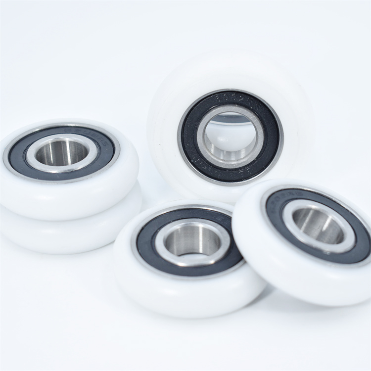 BSR620245-11 15x45x11mm Sliding Gate Window Nylon roller Pulley Wheels 6002 Bearing Bore 15mm Diameter 45mm Thickness 11mm Plastic Roller Bearing.jpg