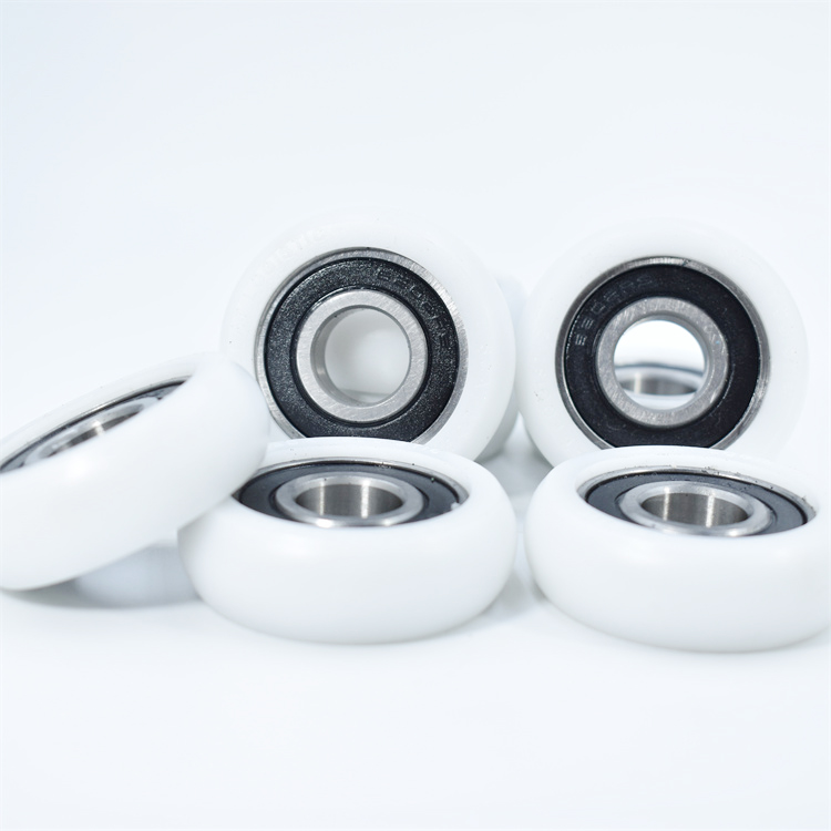 BSR620248-15 15x48x15mm OD 48mm Rowing Machine Wheel POM Rower Seat Roller 15*48*15mm Plastic Coated Bearing.jpg