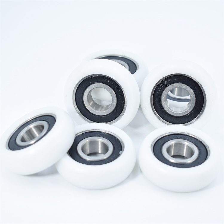 BSR620250-20 15x50x20mm Rowing Machine Rollers POM Rower Wheel Plastic Coated Bearing Wheels