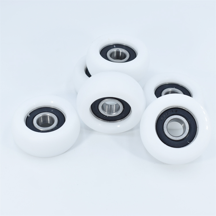 BSR630260-20 15x60x20mm Rower Rollers POM Coated Rowing Machine Seat Wheel Plastic Bearing Pulleys