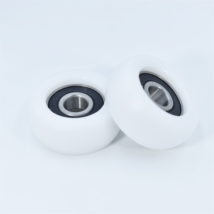 BSR630260-20 15x60x20mm Rower Rollers POM Coated Rowing Machine Seat Wheel Plastic Bearing Pulleys