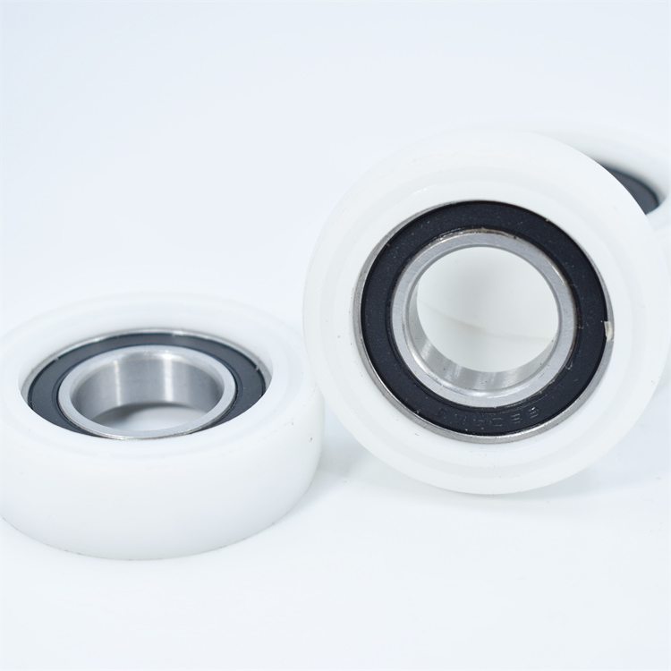 BSR600456-20 20x56x20mm 6004 Bearing Pulley Round Wheel Plastic Nylon Roller Idler Bearing Pulley Sliding Conveyor Wheel BSR600456-20 20x56x20mm 6004 Bearing Pulley Round Wheel Plastic Nylon Roller Idler Bearing Pulley Sliding Conveyor Wheel