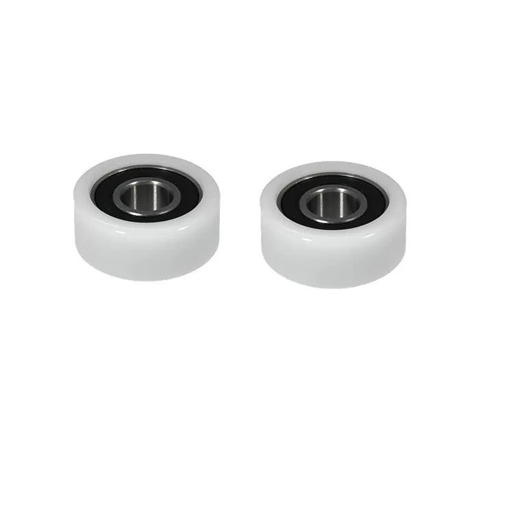 Load 80KG BS630240-16 15x40x16mm ID 15MM OD 40MM Thickness 16MM High-Performance POM Nylon PA Wheels with Bearings for Smooth Operation