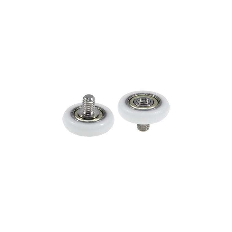 BSR60624-6C1L8M6 M6x24x6mm Lightweight Plastic Bearing with Rubber Coating and External Thread for Appliances.jpg