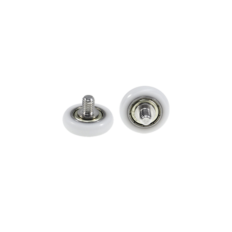 BSR60624-6C1L8M6 M6x24x6mm Lightweight Plastic Bearing with Rubber Coating and External Thread for Appliances.jpg