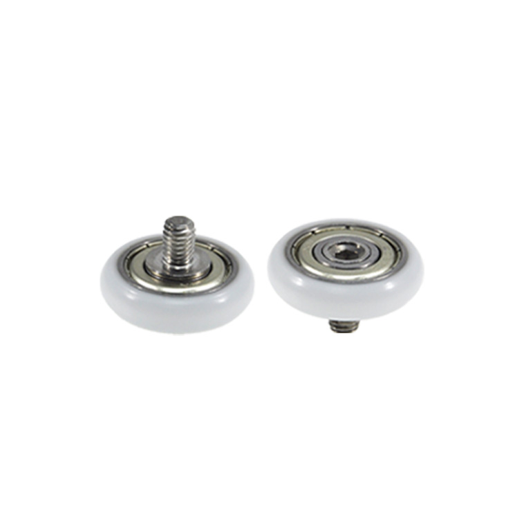 BSR60828-7C1L8M6 M6x28x7mm Smooth Rolling Plastic Bearing with Rubber Coating and External Thread for Fitness Gear.jpg BSR60828-7C1L8M6 M6x28x7mm Smooth Rolling Plastic Bearing with Rubber Coating and External Thread for Fitness Gear.jpg