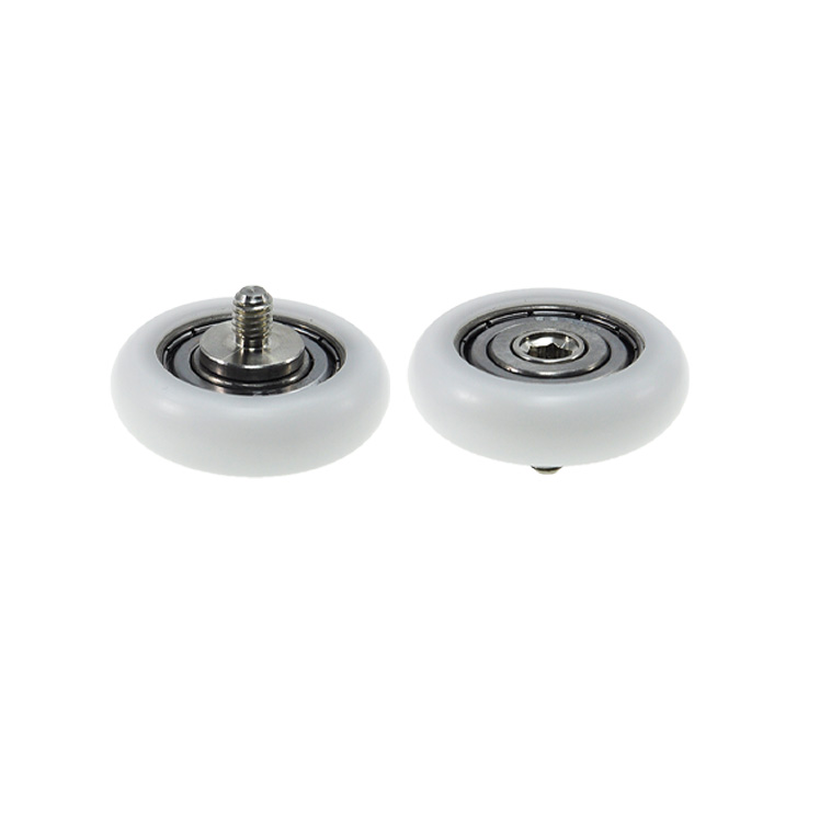BSR620040-11C1L8M6 M6x40x11mm Nylon coated bearings with screw, plastic POM nylon roller pulley bearings.jpg