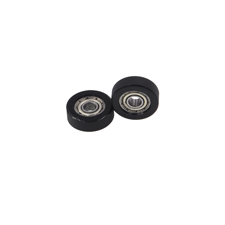 Load 5KG PU60416-5 Polyurethane Wheel With Bearing 4x16x5mm ID 4MM OD 16MM Thickness 5MM PU Roller Bearing.jpg