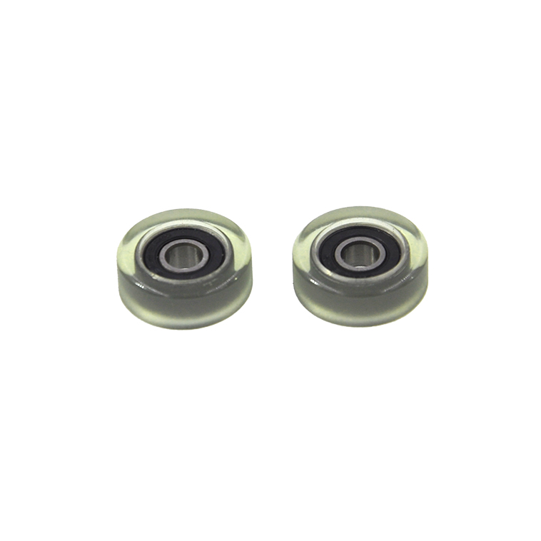 Load 5KG PU60519-7 Polyurethane Wheel With Bearing 5x19x7mm ID 5MM OD 19MM Thickness 7MM PU Roller Bearing.jpg