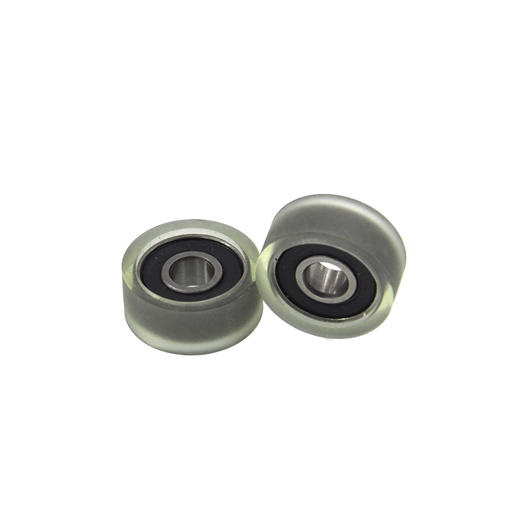 Load 10KG PU60621-9 Polyurethane Wheel With Bearing 6x21x9mm ID 6MM OD 21MM Thickness 9MM PU Roller Bearing.jpg