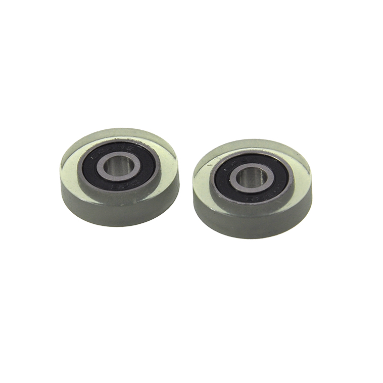 Load 10KG PU60624-6 Polyurethane Wheel With Bearing 6x24x6mm ID 6MM OD 24MM Thickness 6MM PU Roller Bearing.jpg