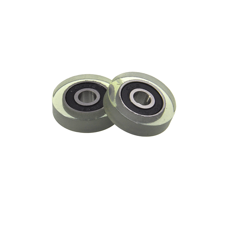 Load 10KG PU60624-6 Polyurethane Wheel With Bearing 6x24x6mm ID 6MM OD 24MM Thickness 6MM PU Roller Bearing.jpg