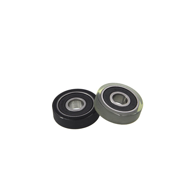 Load 20KG PU60826-7 Polyurethane Wheel With Bearing 8x26x7mm ID 8MM OD 26MM Thickness 7MM PU Roller Bearing.jpg