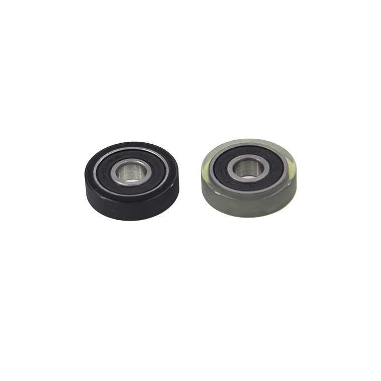 Load 20KG PU60828-7 Polyurethane Wheel With Bearing 8x28x7mm ID 8MM OD 28MM Thickness 7MM PU Roller Bearing.jpg