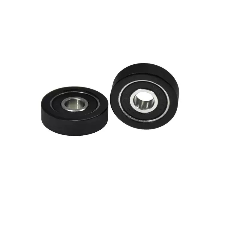 Load 20KG PU60828-8 Polyurethane Wheel With Bearing 8x28x8mm ID 8MM OD 28MM Thickness 8MM PU Roller Bearing.jpg