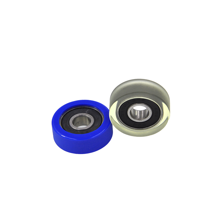 Load 20KG PU60828-10 Polyurethane Wheel With Bearing 8x28x10mm ID 8MM OD 28MM Thickness 10MM PU Roller Bearing.jpg